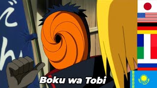 Tobi Saying Ichibi, Nibi, Boku Wa Tobi In Different 8 Languages Naruto Shippuden Funny Moments