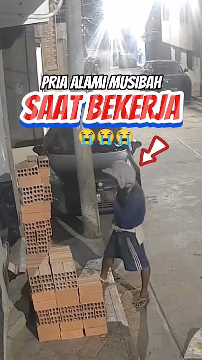A construction worker experiences disaster while working😭#shorts