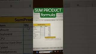 Excel SUM PRODUCT formula / multiple condition trick without SUMIFS #excel