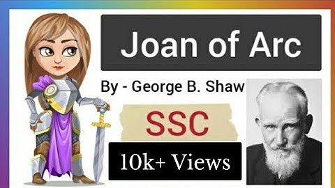 Joan of Arc | Animation | By George Bernard Shaw | By Jitendra Meher Sir