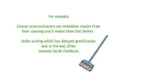 Avoiding procrastination - Thesis writing