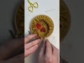Backing Or Finishing An Embroidery Hoop Using Running Stitch EmbroideryTutorials 