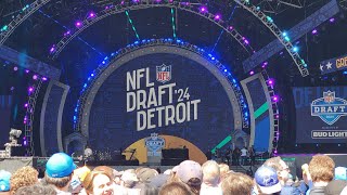 Attending the 2024 NFL Draft in Detroit - Day One