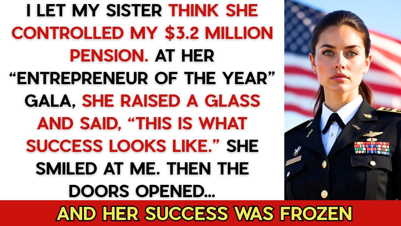 My Sister Stole My $3.2M Combat Pension — Until My Commander Stormed Into Her Party.