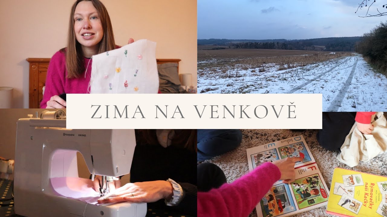 Pomalé zimní dny, šiju kalhoty, radosti běžných dní