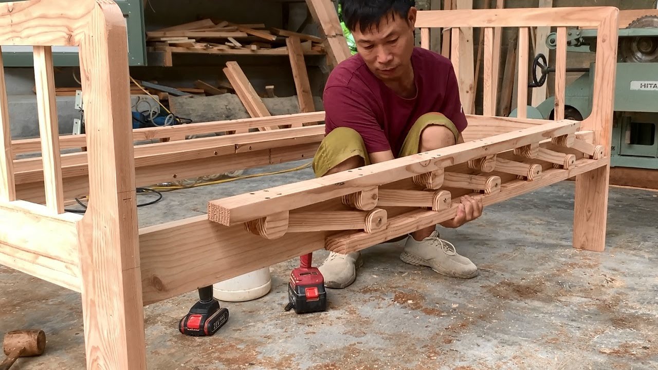 ⁣Super Smart Woodworking Ideas // How To Make A Bed With Many Useful Functions