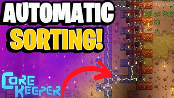 Automatic Chest Sorting BUILD! | Core Keeper