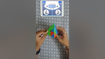 Solving a pyraminx #cube #foryou #puzzle #rubikscube #puzzlecube #magic #rubik #shorts #cubing