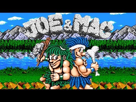 Полное прохождение (((SEGA))) Joe & Mac - Caveman Ninja / Джо и Мак - Пещерные Ниндзя