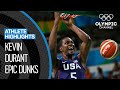 Kevin Durant 🇺🇸 Best Dunks at the Olympics | Athlete Highlights