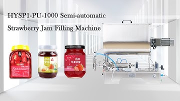 Semi-automatic Strawberry Jam Glass Jar Filling Machine