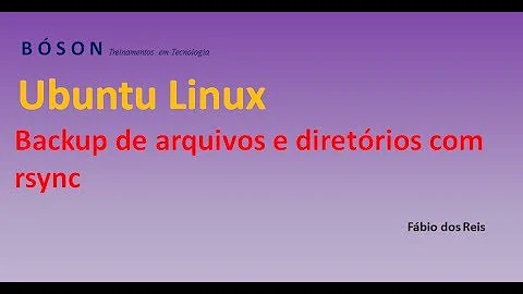 Como fazer backup no Linux pelo terminal?