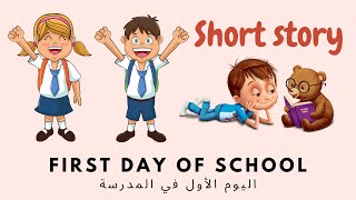 Short story قصة قصيرة FIRST DAY OF SCHOOL