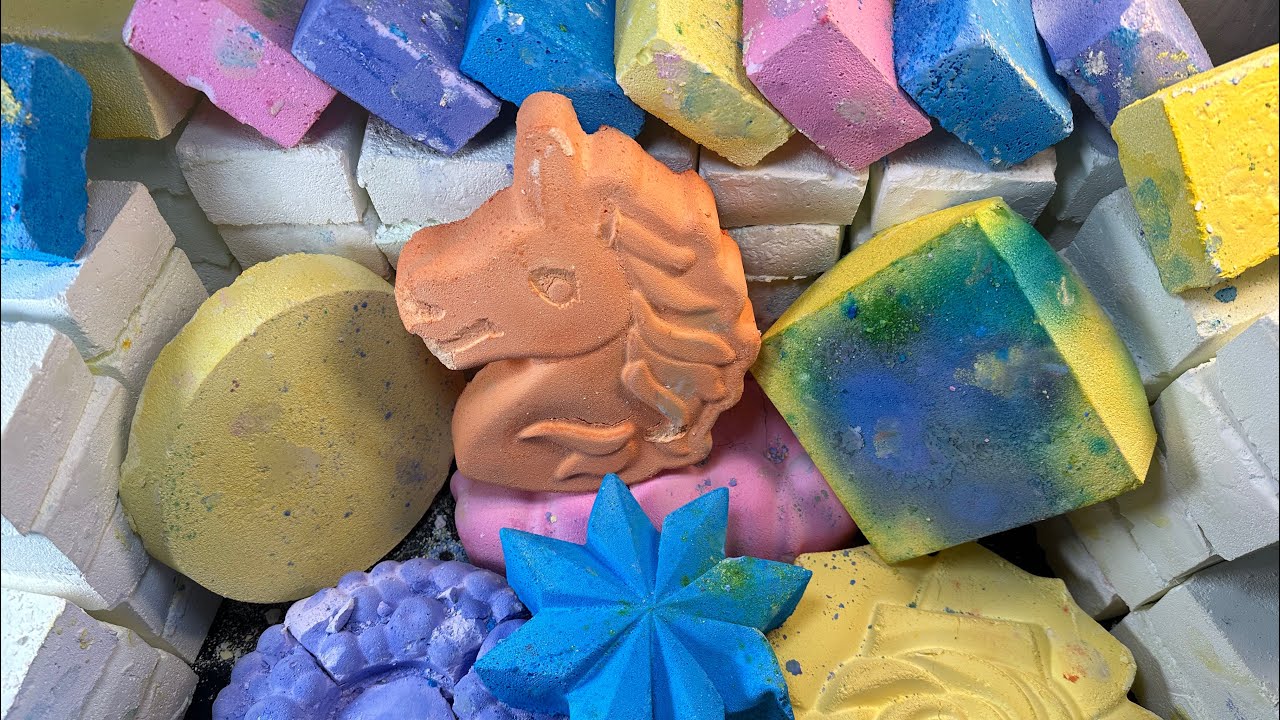 60 Plain Xychalk , 10 Big Size and 10 Dyed Multicolor of Xychalk for 80K Subscribers | Thank you ❤️