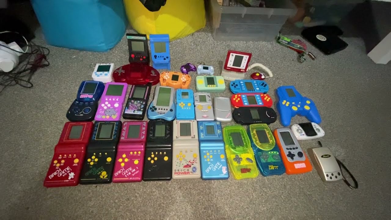 My brick game collection (as of 20/01/2025)