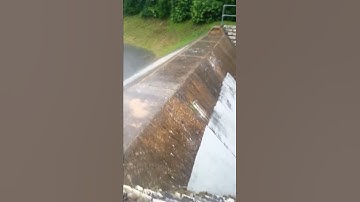 Storm Water Retention Pond overflowing.