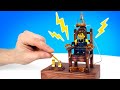 Building Tiny Electric Chair Out Of WOOD AND LIGHTER