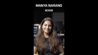 Manya Narang Talks About Her Sc208