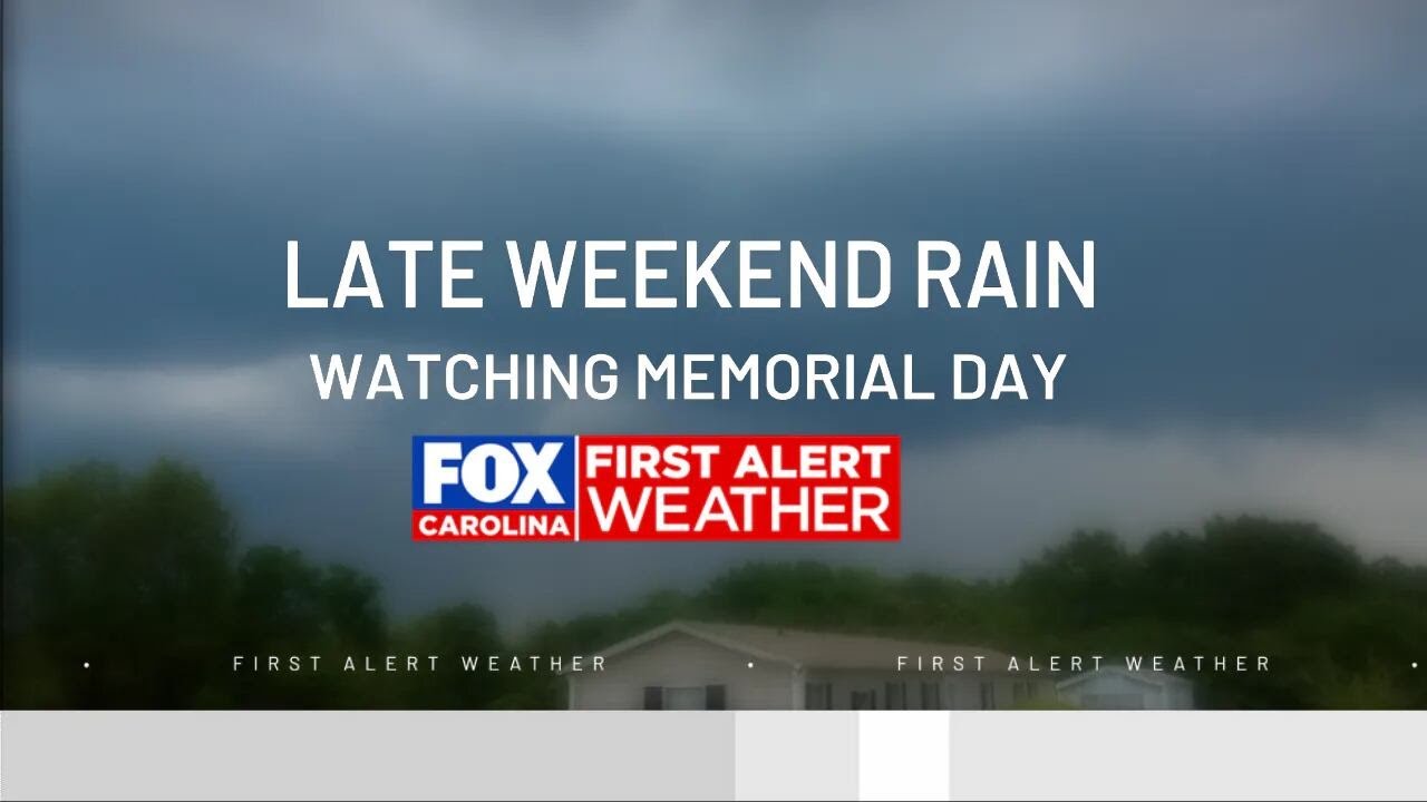 Rain chances increasing into Memorial Day - YouTube