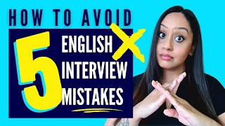 5 Job Interview Mistakes & How to Avoid Them | Business English Lesson