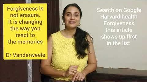 power of forgiveness - English Version