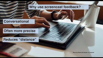 Using screencasts to provide feedback