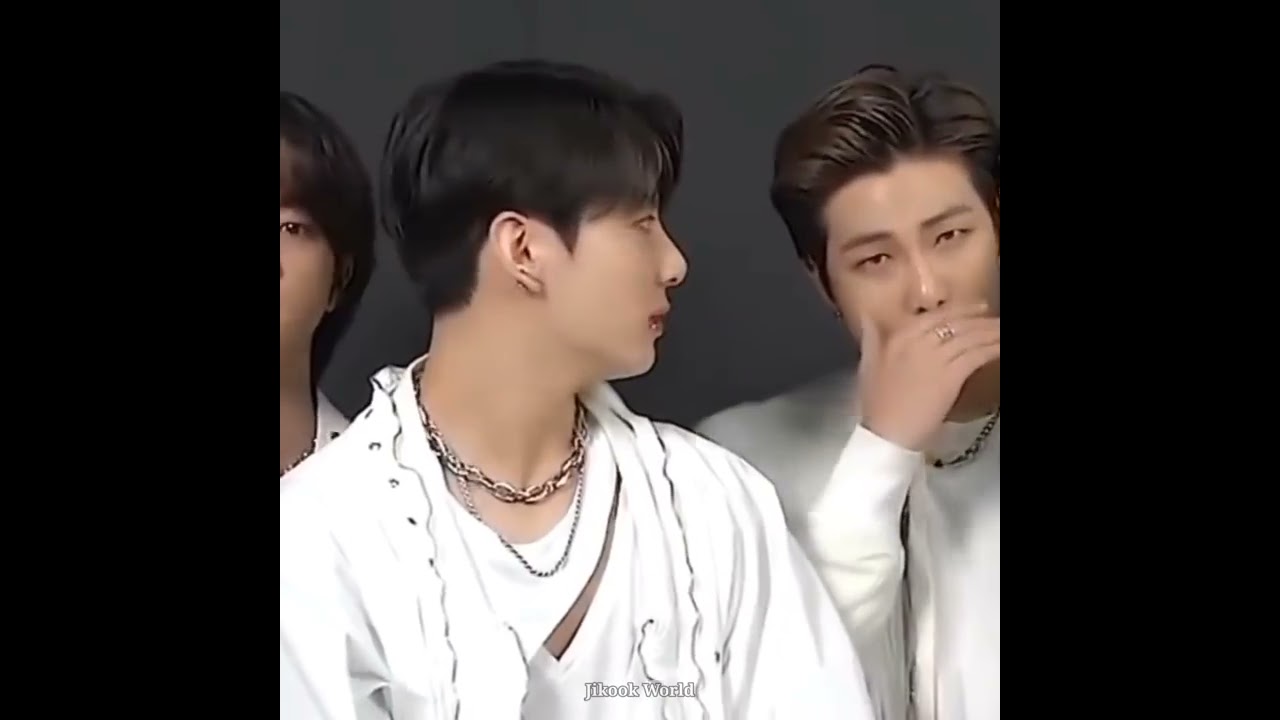 The Way Jungkook Quickly Looked Away When Jimin Caught Him Staring Jikook Bts Jk