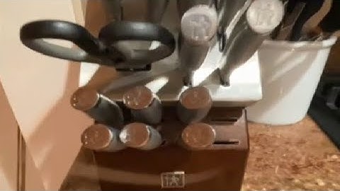 HENCKELS Graphite 20 pc Self Sharpening Knife Set with Block, Chef Knife Review