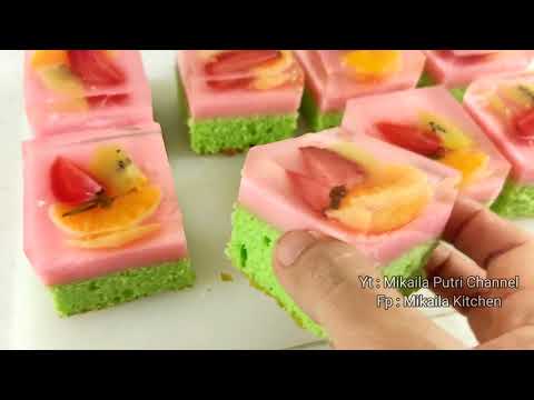 Perpaduan Puding dan Cake yang sempurna, ditambah lapis buahnya Makin Mempesona || Puding Cake Buah