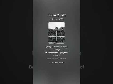 This track is Psalm 2 :1–12 from the "Psalms Playlist"#Bible Playlist Channel #Bible Playlist