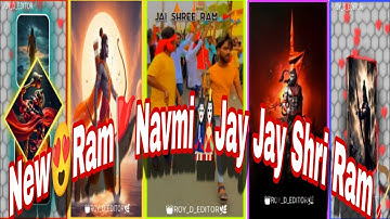 New✅🕳️😍Ram🚩Navmi🎎Jay Jay Shri Ram🏹Dj Status😉video editing🤡alight motion😱xml file📄
