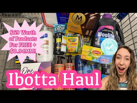 WALMART IBOTTA HAUL | $69 WORTH OF PRODUCTS FOR FREE + A $0.94 MM