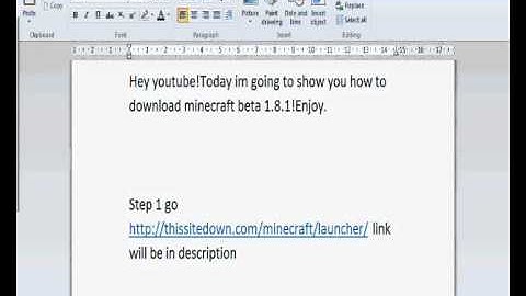 How to download minecraft beta 1.8.1