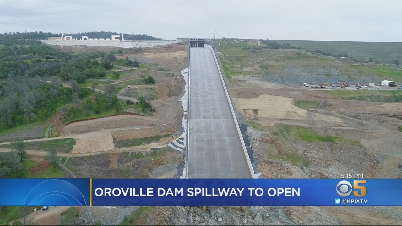 Orovile Dam's Main Spillway Set To Go Back On Line - YouTube