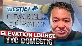 CALGARY INTERNATIONAL AIRPORT (YYC) - WESTJET ELEVATION DOMESTIC LOUNGE REVIEW
