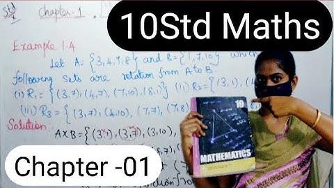10th Std Maths | TN Samacheer | Chapter-1 | Domain, Co-Domain, Range|Easy to learn|How to solve easy