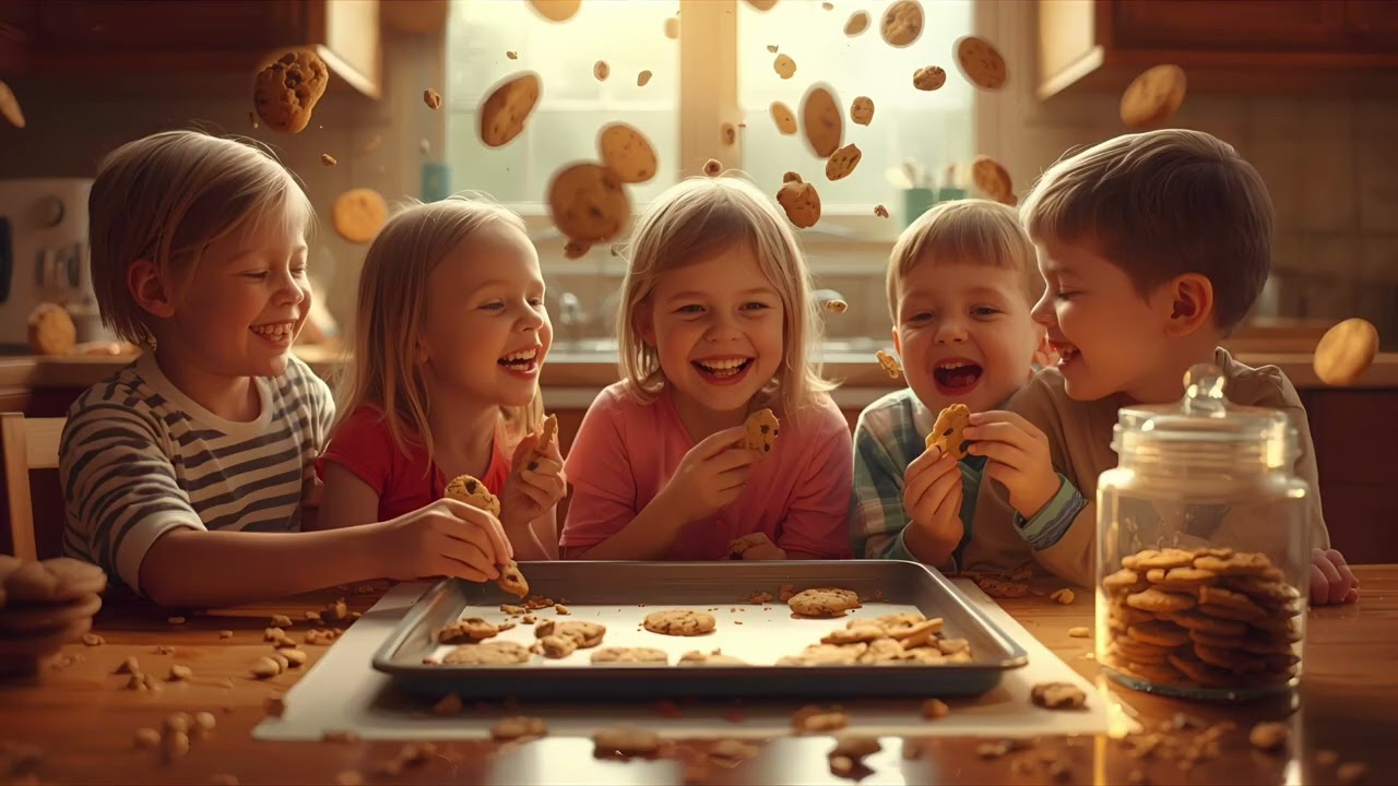 Волшебная песенка про банку с печеньем для детей – очаровательные идеи для сцен, созданных с помо...