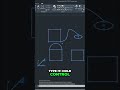 Mastering AutoCAD: Copy & Mirror Like The Pros! 🖱️✨ #shorts