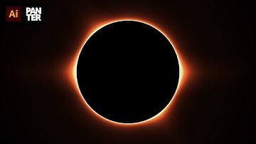 Solar Eclipse Effect in Illustrator