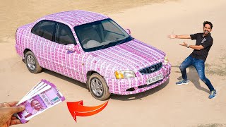 We Cover Our Car With Money  Money Car | Worth ₹1Crore