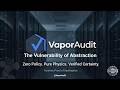 Vapor Audit The Vulnerability of Abstraction Physics Based Cloud Security & Digital Sovereignty
