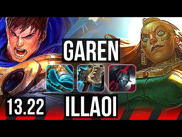 GAREN vs ILLAOI (TOP), 7 solo kills, NA Challenger