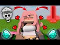 I Gave Jenny Tyan DIAMONDS in Minecraft Skyblock and She Thanked Me!