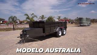 ELEVANDO el estándar en transporte pesado con nuestra cama baja de Volteo // Australia 6.5 X 12 FT