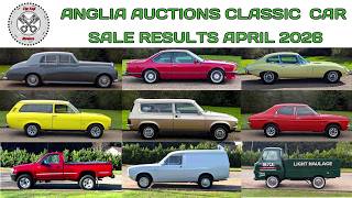 Anglia Auctions Classic Car Sale Results April 2026