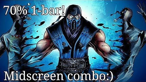 Injustice 2 - Sub-zero 70% 1-bar (competitive mode)