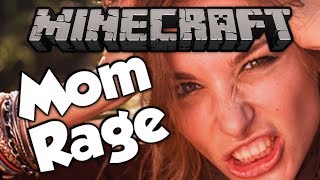 MOM RAGE! (Minecraft Hunger Games Funny Fails)