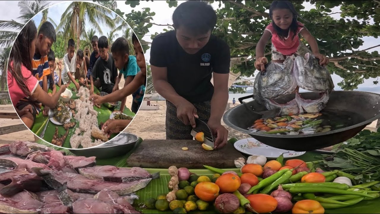 Kakaiba talaga ang Lasa kapag Malaki ang Isda Grabi Ubos Lahat ng Mga Bata sa Isla