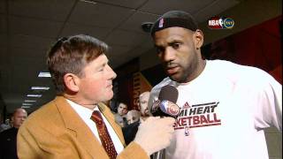 LeBron speaks after returning to Cleveland with the Heat