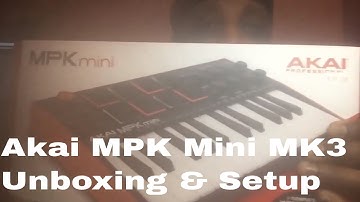 Akai MPK Mini 3 Unboxing and Setup FL Studio and Ableton Live